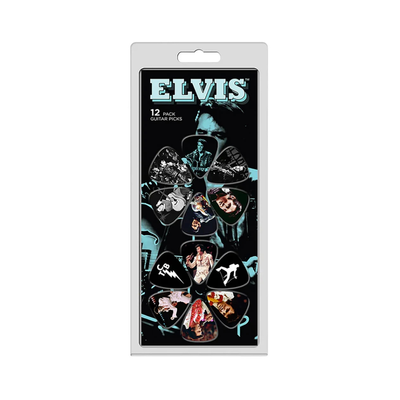 Elvis Presley - Faces 12-Pack Plectrum Pack (Multicolour)