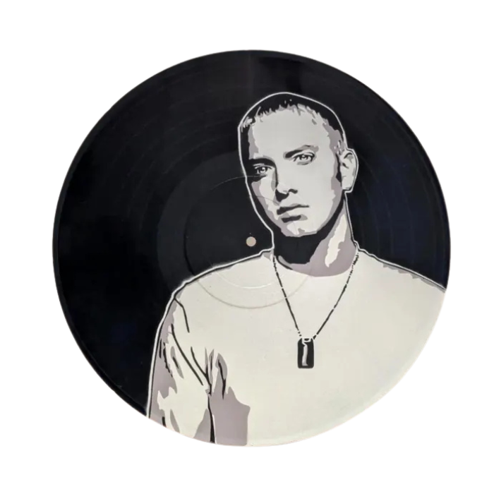 Vinyl Art - Eminem Spray-Painted Art