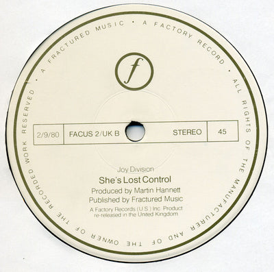 Joy Division - Atmosphere / She's Lost Control 12" Vinyl Single (Used)
