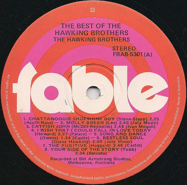 Hawking Brothers - The Best Of The Hawking Brothers Vinyl LP (Used)