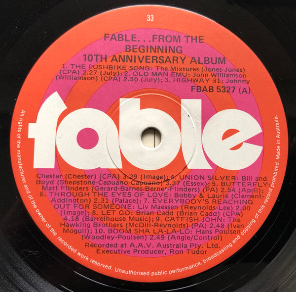 Various Artists - Fable. From The Beginning Vinyl LP (Used)