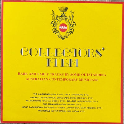 Various Artists - Collector's Item (Rare And Early Tracks By Some Outstanding Australian Contemporary Musicians) Vinyl LP (Used)