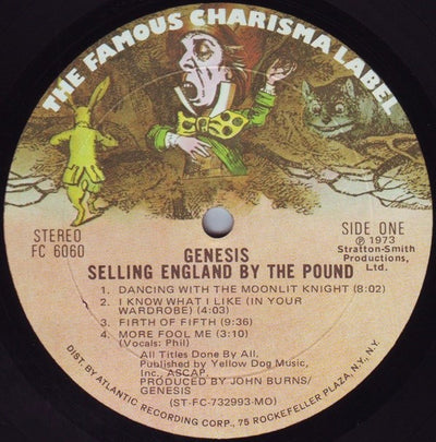 Genesis - Selling England By The Pound Vinyl LP (Used)