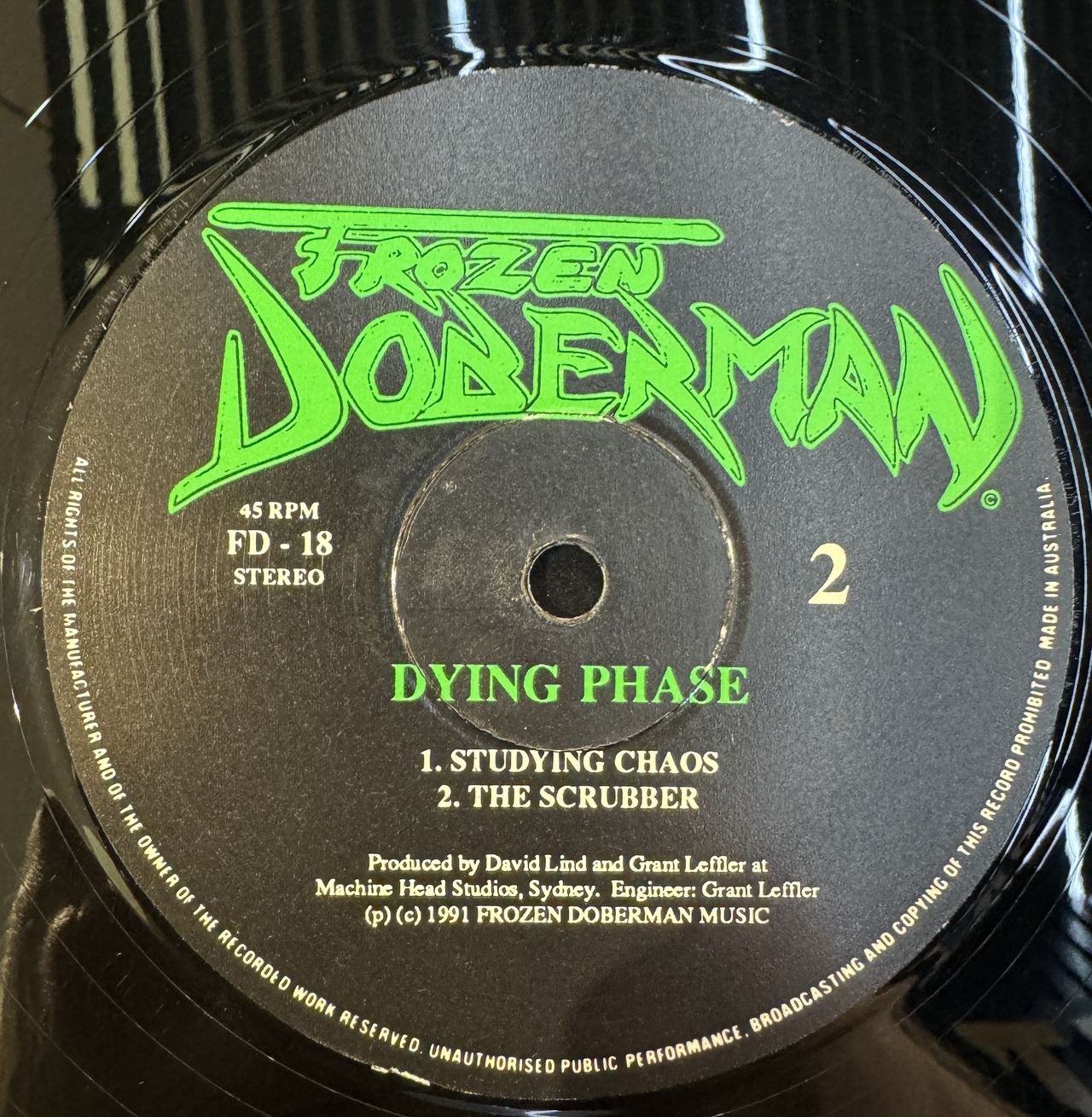 Frozen Doberman ‎– Dying Phase Vinyl 12" EP (Used)