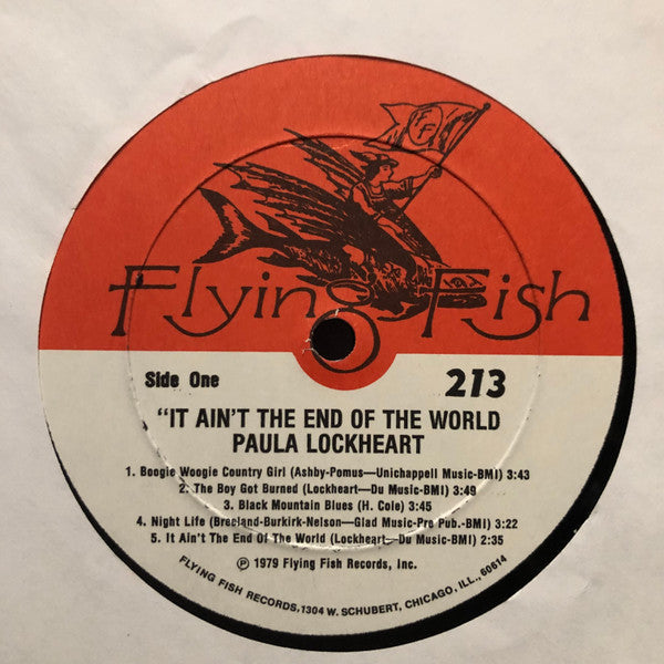 Paula Lockheart - It Ain't The End Of The World Vinyl LP (Used)