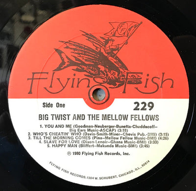 Big Twist & Mellow Fellows - Big Twist & The Mellow Fellows Vinyl LP (Used)