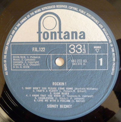 Sidney Bechet - Rocking! Vinyl LP (Used)