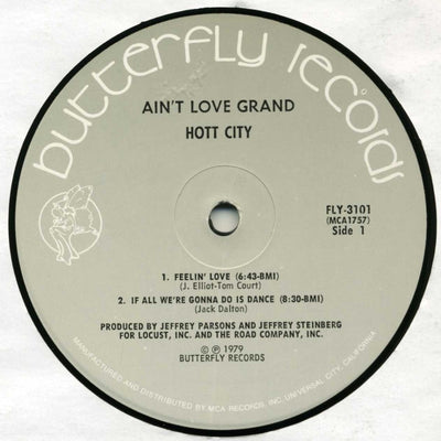 Hott City - Ain't Love Grand Vinyl LP (Used)