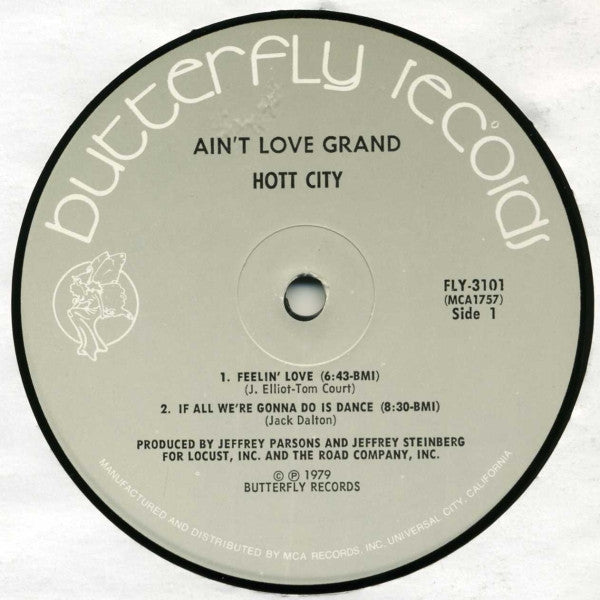Hott City - Ain't Love Grand Vinyl LP (Used)
