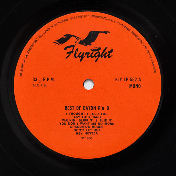 Various Artists - The Best Of Baton R 'n B Vinyl LP (Used)