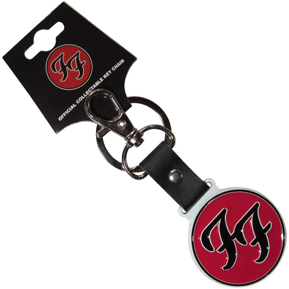 Foo Fighters - Red And White Logo Keychain