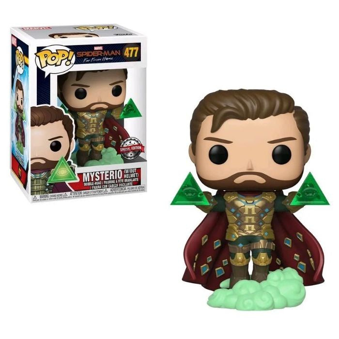 Spider-Man: Far From Home - Mysterio Without Helmet Collectable Pop! Vinyl