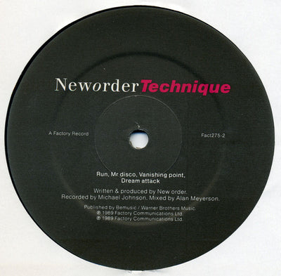 New Order - Technique Vinyl LP (Used)