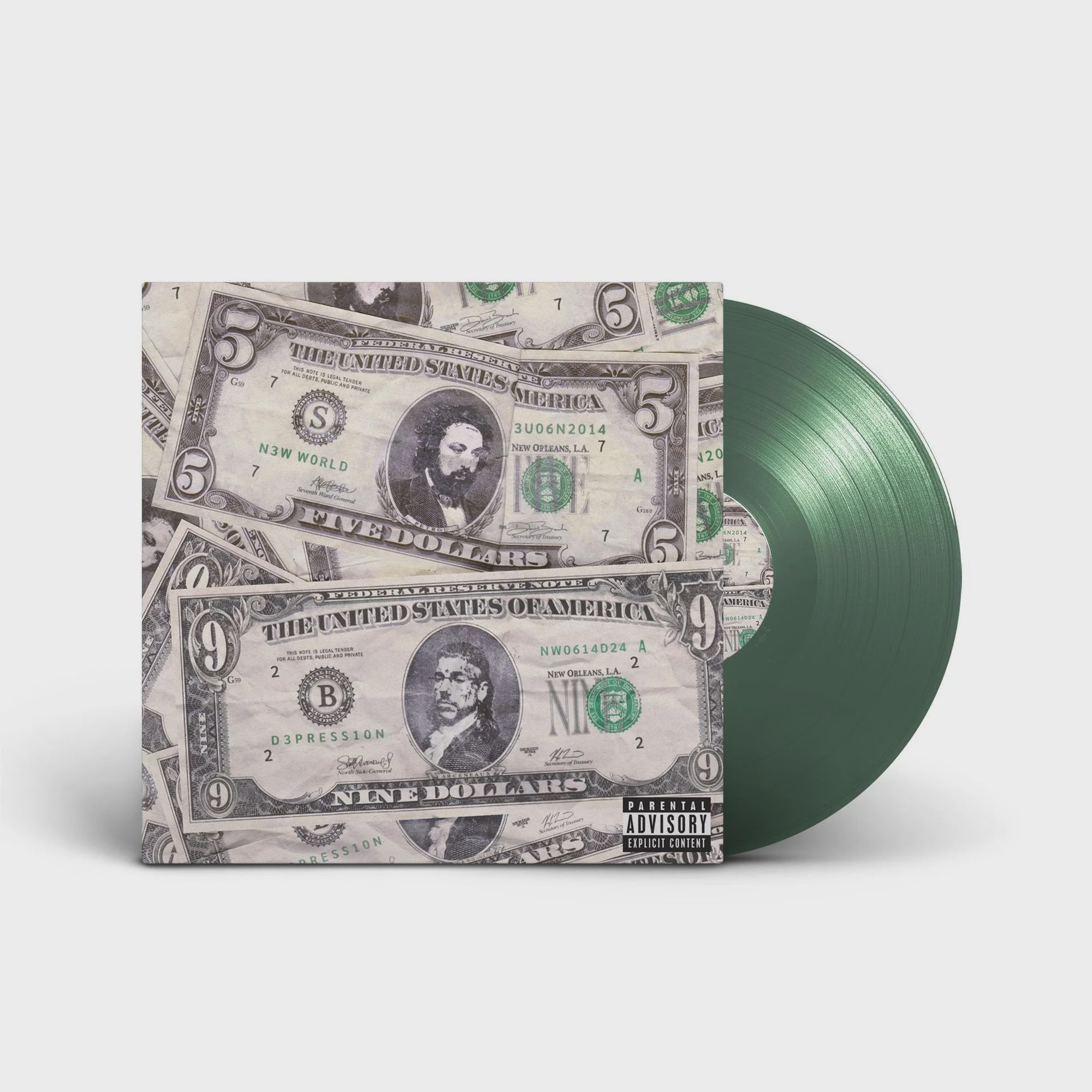 Suicideboys ($uicideboy$) - New World Depression Coke Bottle Green Coloured Vinyl LP
