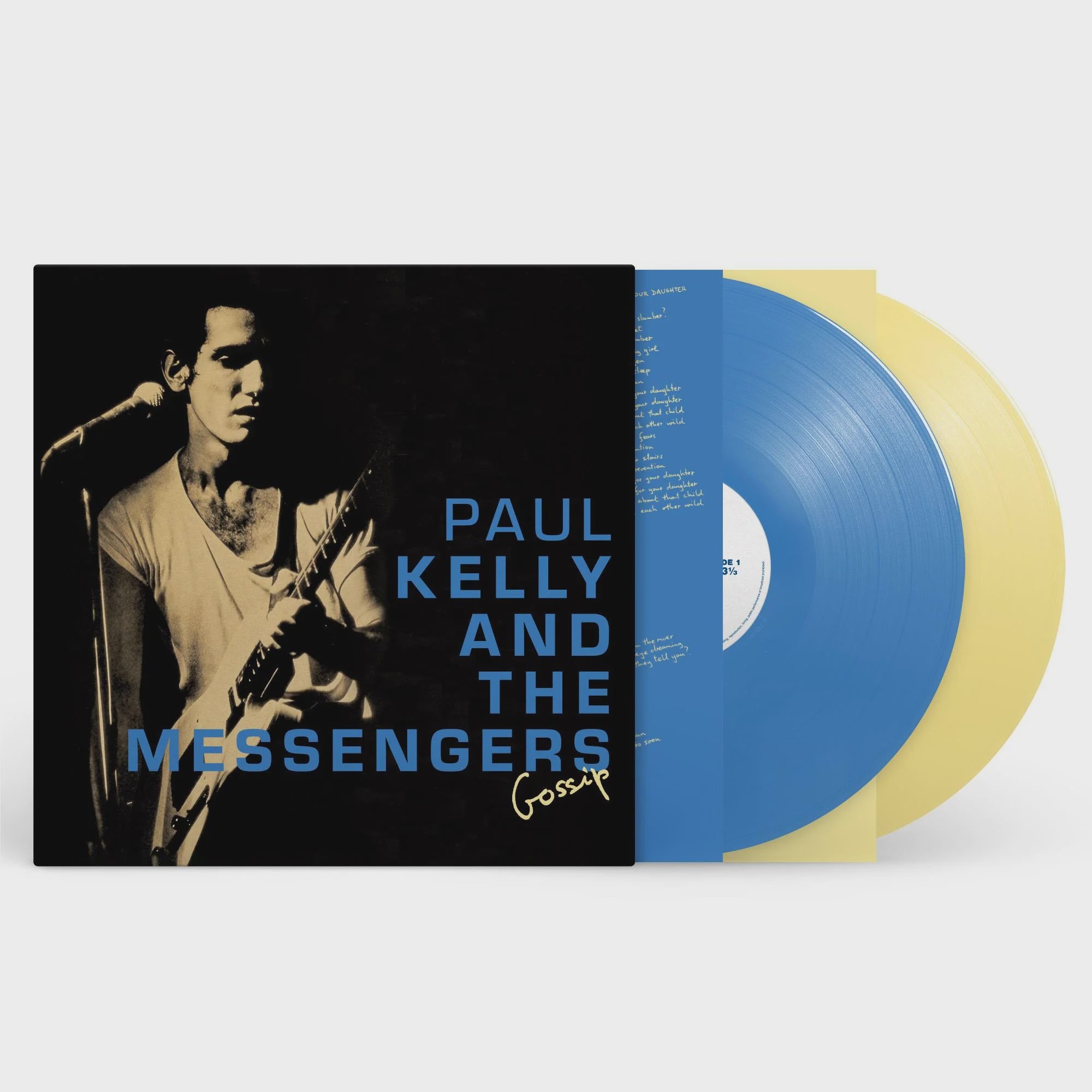 Paul Kelly & Messengers - Gossip 40th Anniversary Blue/Yellow Coloured Vinyl 2LP
