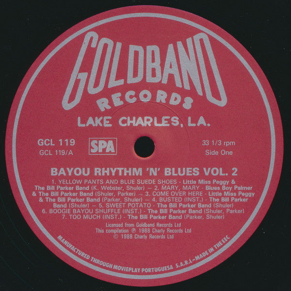 Various Artists - Bayou Rhythm And Blues Shuffle Vol. 2 Vinyl LP (Used)