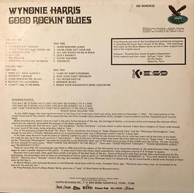 Wynonie Harris - Good Rockin' Blues Vinyl 2LP (Used)