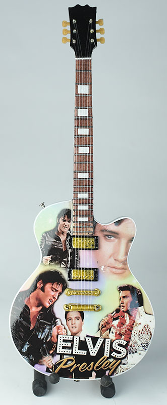 Elvis Presley - Elvis Presley Faces Miniature Guitar