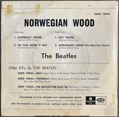 Beatles – Norwegian Wood 7" EP Vinyl (Used)