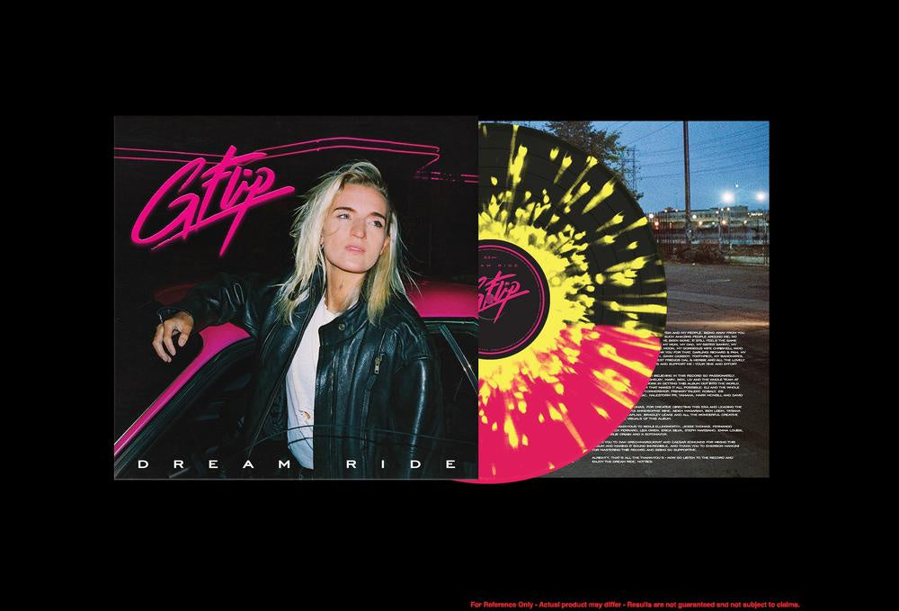 G Flip - Dream Ride Indie Exclusive Pink/Black With Yellow Splatter Coloured Vinyl LP