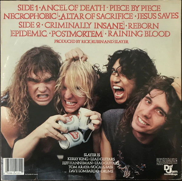 Slayer - Reign In Blood Vinyl LP (Used)