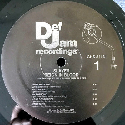 Slayer - Reign In Blood Vinyl LP (Used)