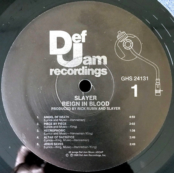 Slayer - Reign In Blood Vinyl LP (Used)