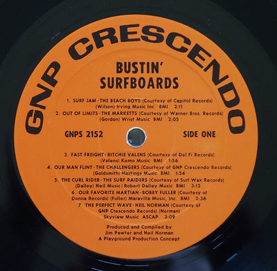 Various Artists - Bustin' Surfboards Vinyl LP (Used)