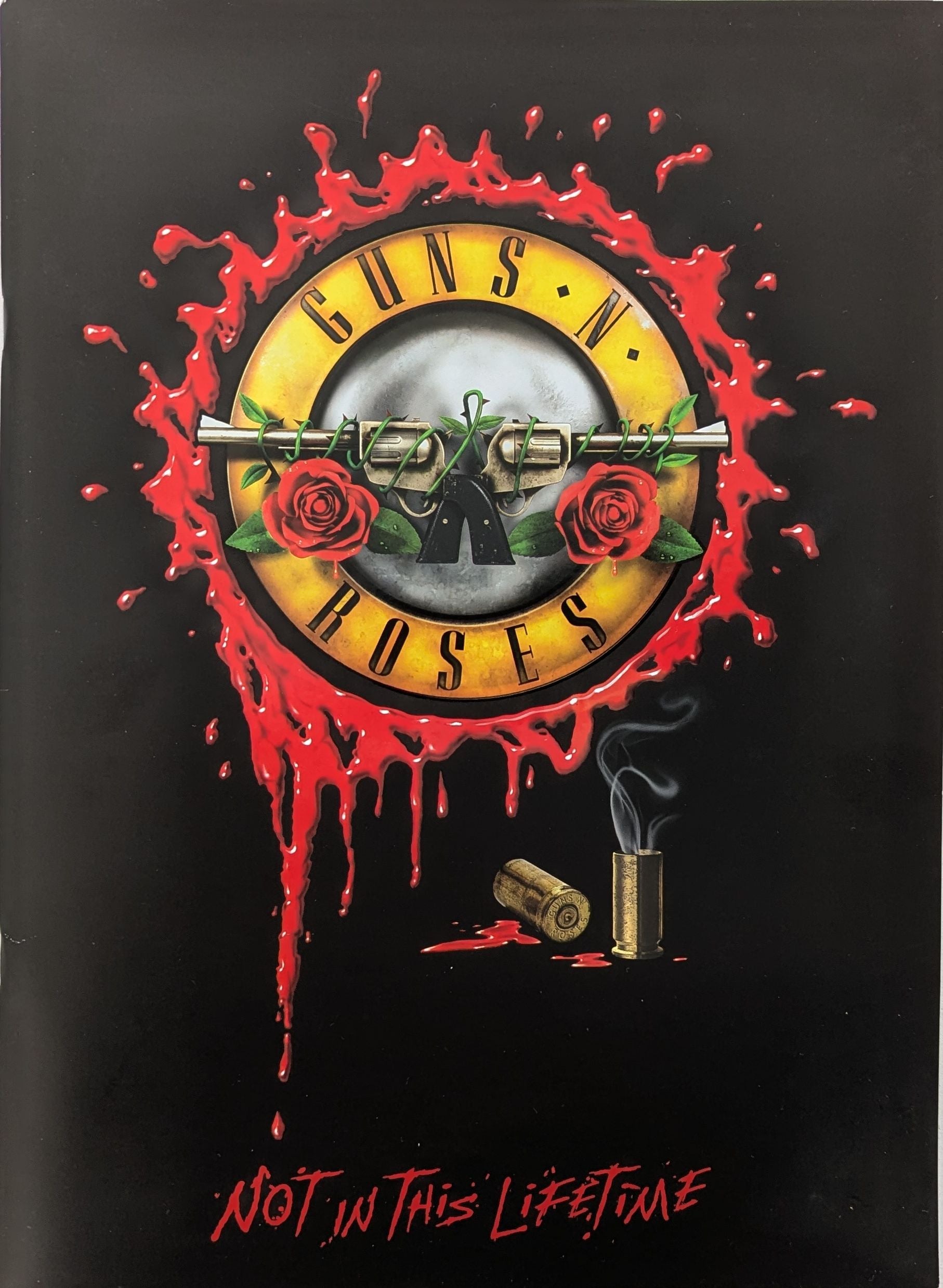 Guns N' Roses - 2017 Australian Tour VIP Satchel Filled With The Original Concert Program & Reproduction Tickets,  Flyers & Much More