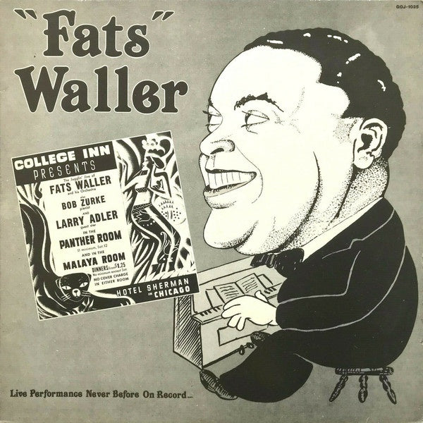 Fats Waller - "Live" Volume Two Vinyl LP (Used)