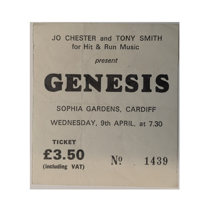 Genesis - Duke Tour 1980 Original Vintage Concert Ticket