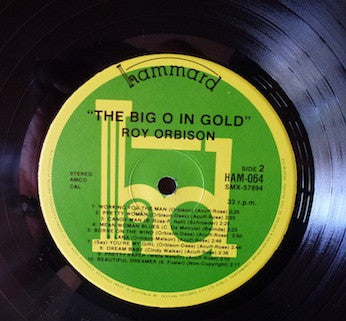 Roy Orbison - The Big O In Gold Vinyl LP (Used)