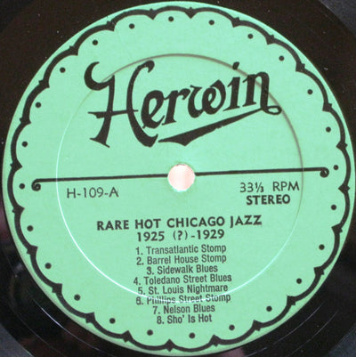 Various Artists - Rare Hot Chicago Jazz 1925(?)-1929 Vinyl LP (Used)