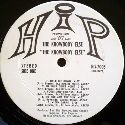 Knowbody Else - Knowbody Else Vinyl LP (Used)