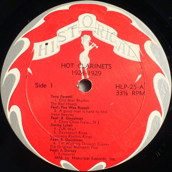 Various Artists - Hot Clarinets 1924-1929 Vinyl LP (Used)
