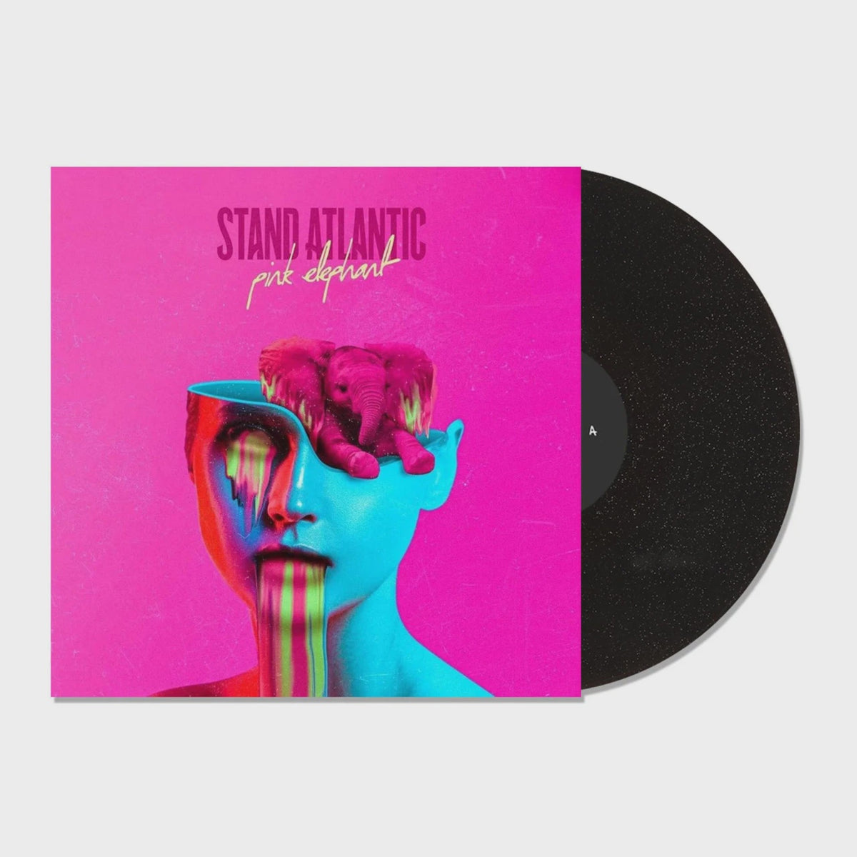 Stand Atlantic - Pink Elephant 5th Anniversary Edition Black Ice With Glitter Coloured Vinyl LP