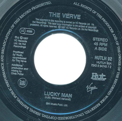 Verve - Lucky Man 7" Vinyl Single