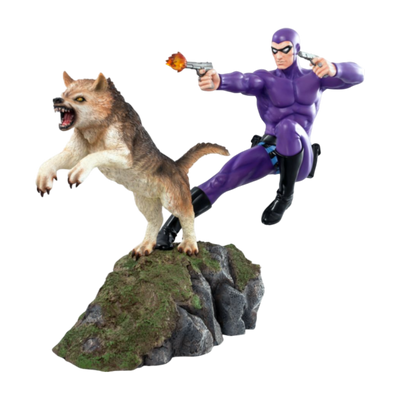The Phantom - Phantom and Devil Purple Suit Statue