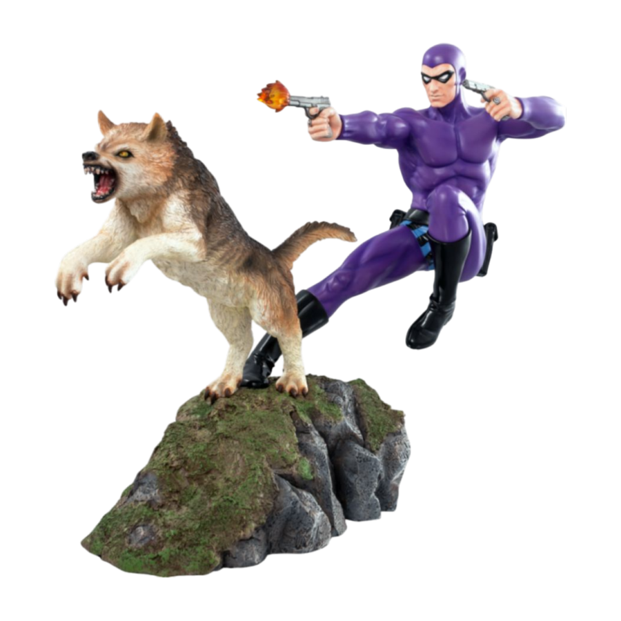 The Phantom - Phantom and Devil Purple Suit Statue