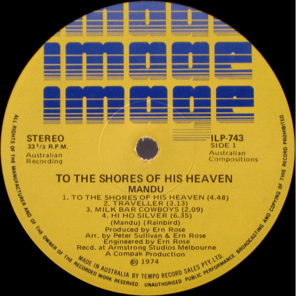 Mandu - To The Shores Of His Heaven Vinyl LP (Used)