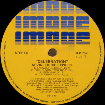 Kevin Borich Express - Celebration! Vinyl LP (Used)