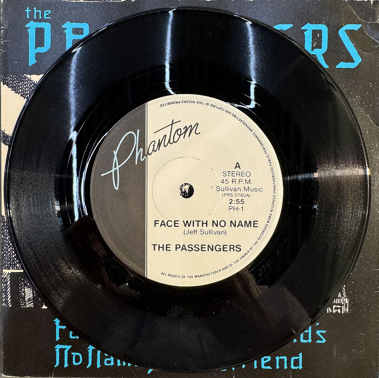 Passengers – Face With No Name 7" Vinyl Single (Used)