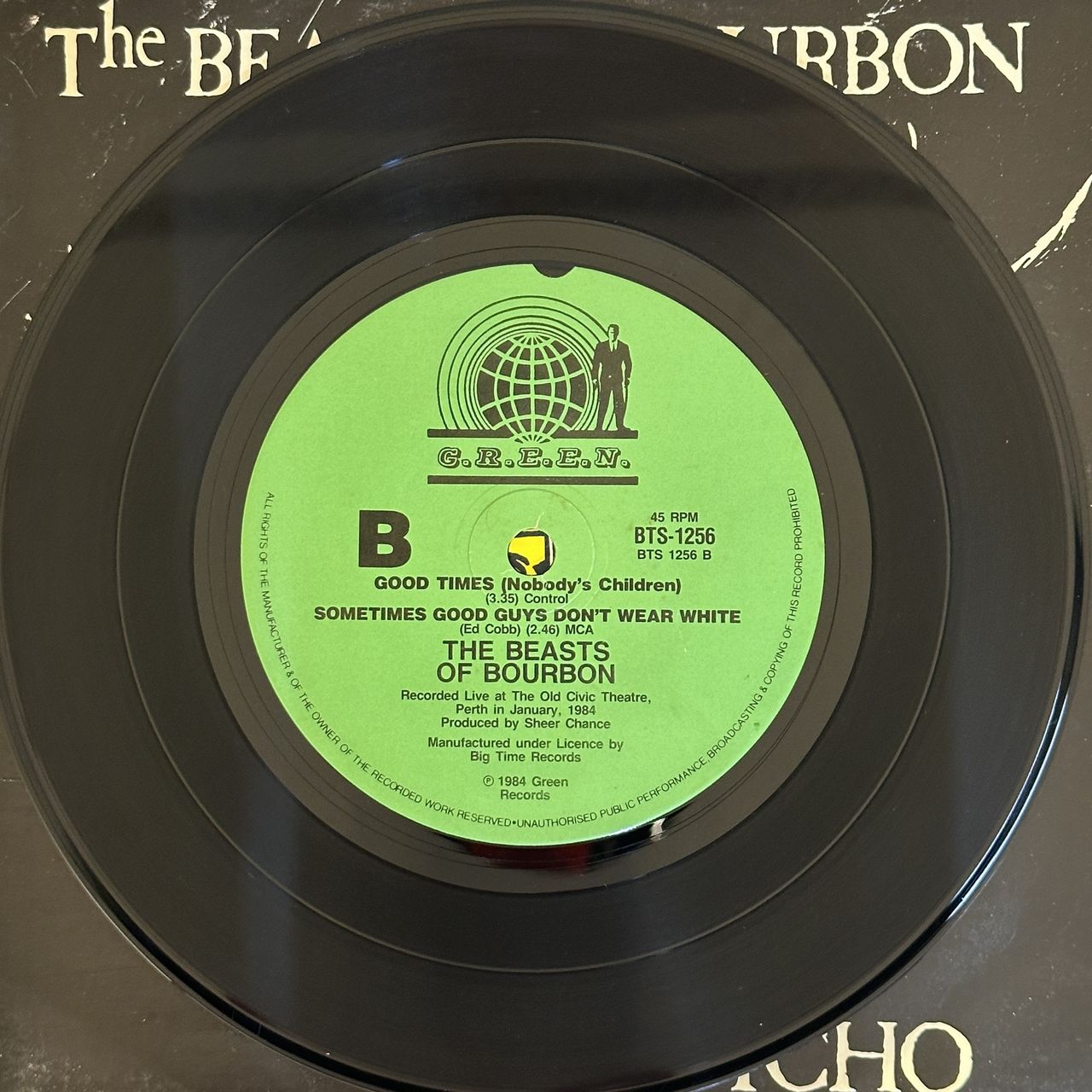 Beasts Of Bourbon – Psycho 7" Single Vinyl (Used)