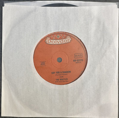Beatles - Cry For A Shadow 7" Single Vinyl (Used)