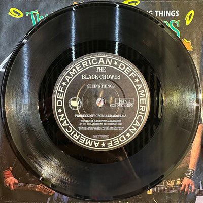 The Black Crowes – Seeing Things 7" SIGNED Single Vinyl (Used)