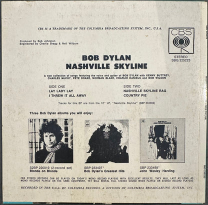 Bob Dylan – Nashville Skyline 7" EP Vinyl (Used)