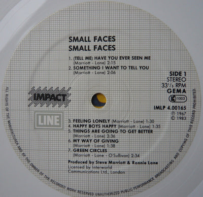 Small Faces - Small Faces Reissue Vinyl LP (Used)
