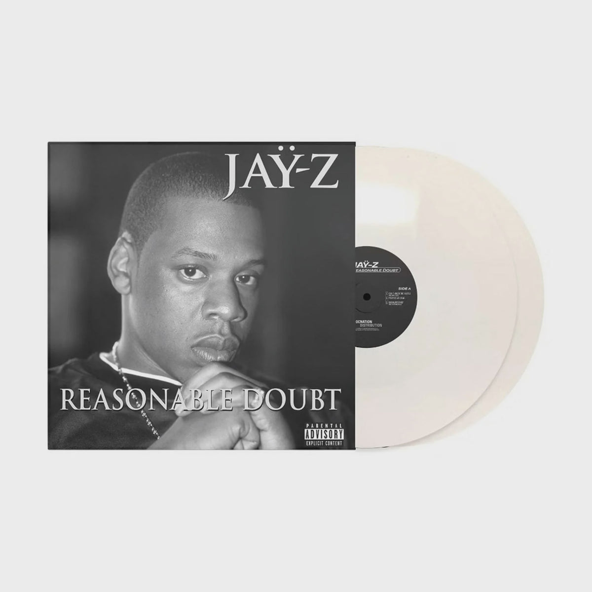 Jay-Z - Reasonable Doubt Limited Edition Alternate Artwork White Coloured Vinyl 2LP