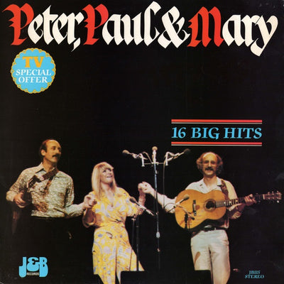 Peter, Paul & Mary - 16 Big Hits Vinyl LP (Used)