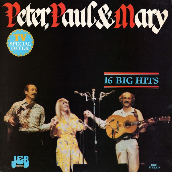 Peter, Paul & Mary - 16 Big Hits Vinyl LP (Used)